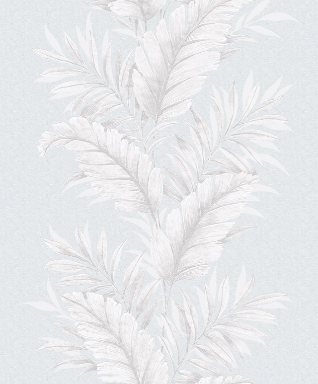Galerie Fern Silver Grey Wallpaper