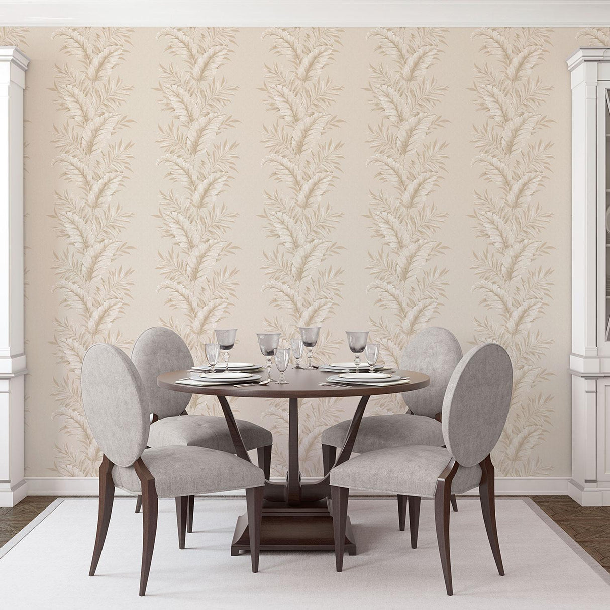 Galerie Fern Cream Wallpaper