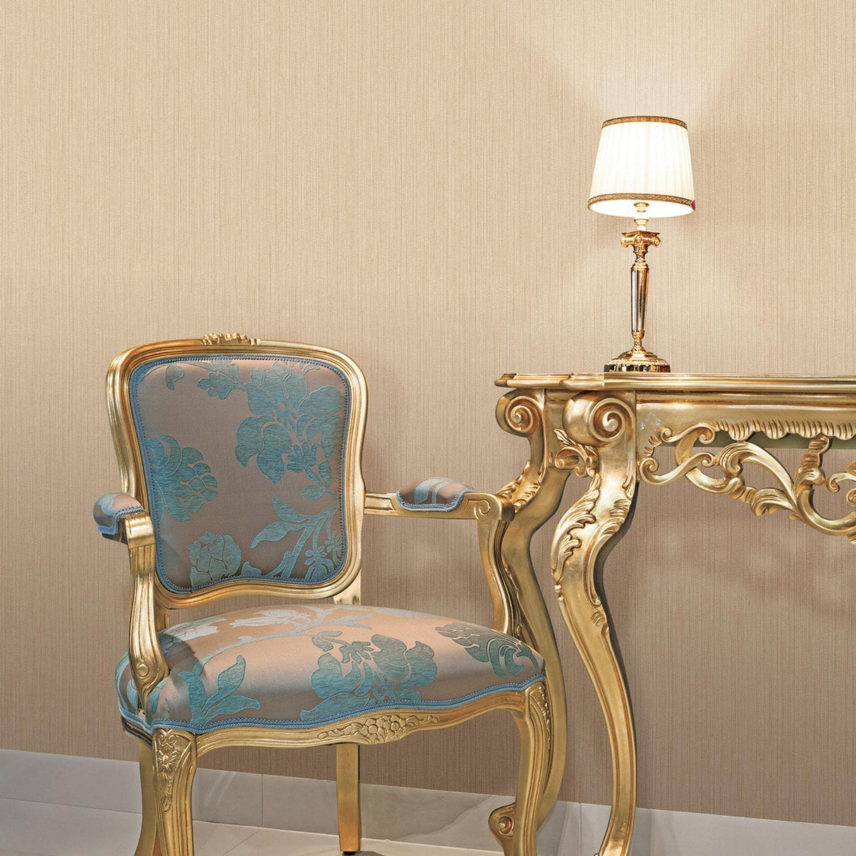 Galerie Vertical Texture Bronze Brown Wallpaper