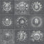 Galerie Industrial Tiles Silver Grey Wallpaper