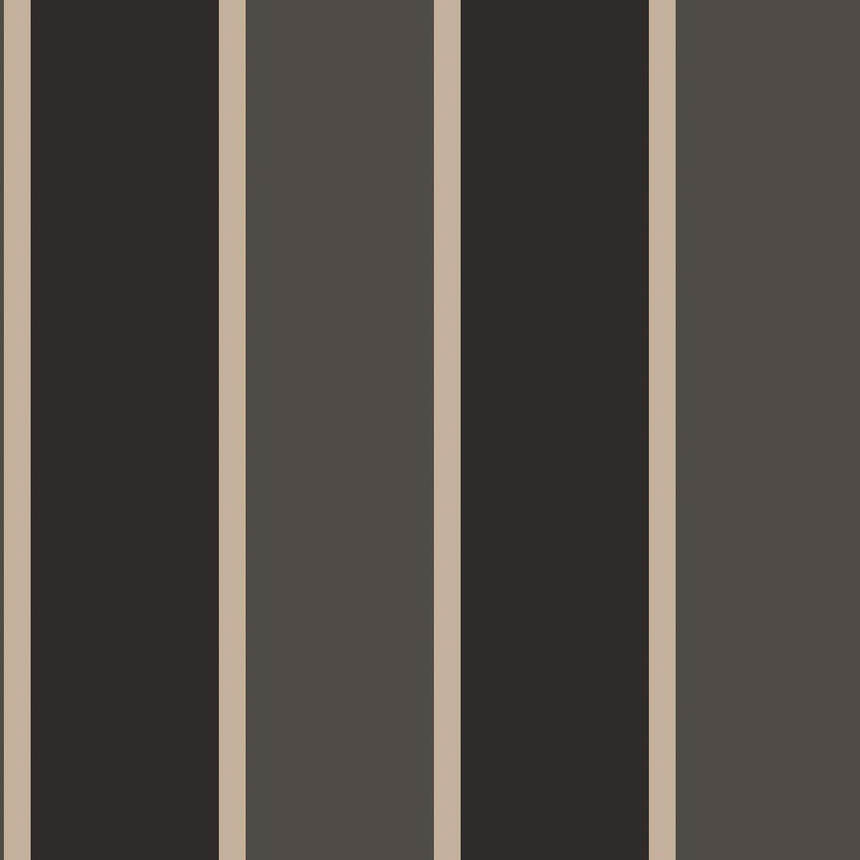 Galerie FORMAL STRIPE Bronze Brown Wallpaper