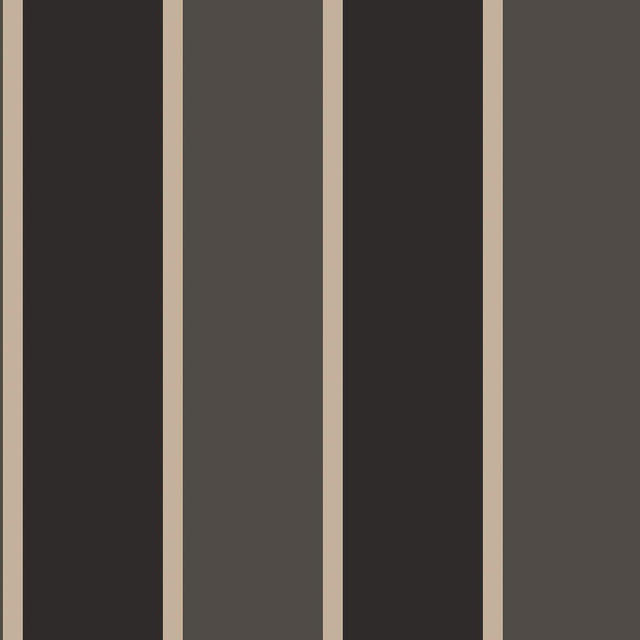 Galerie FORMAL STRIPE Bronze Brown Wallpaper
