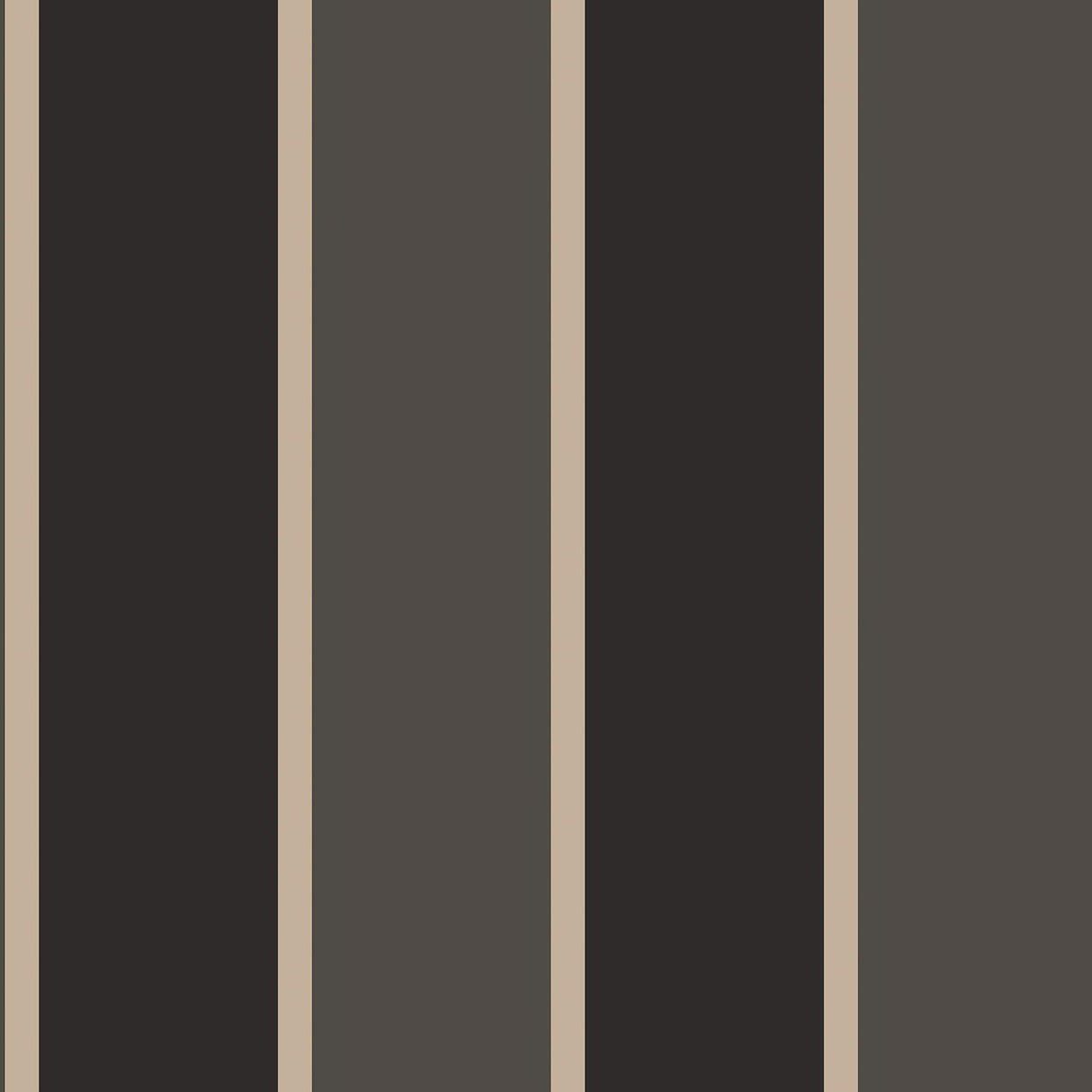 Galerie FORMAL STRIPE Bronze Brown Wallpaper