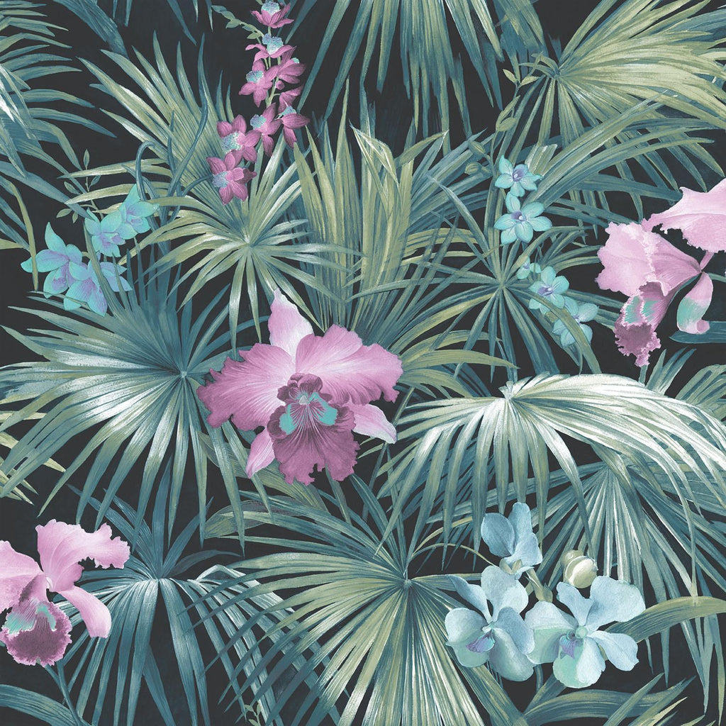 Galerie Tropical Florals Multi-coloured Wallpaper