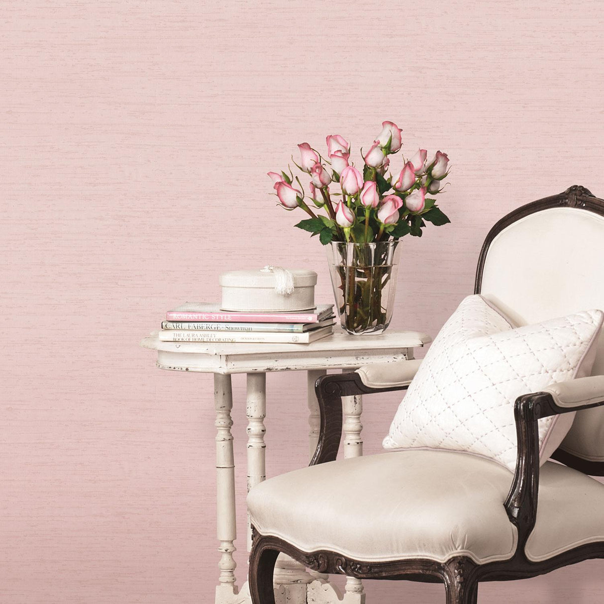 Galerie Silk Texture Pink Wallpaper