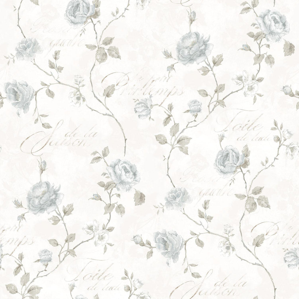 Galerie Trailing Rose Cream Wallpaper