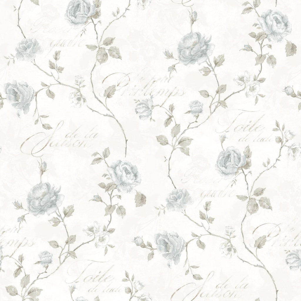 Galerie Trailing Rose Cream Wallpaper