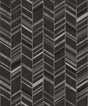 Galerie Glitter Chevrons Black Wallpaper