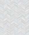 Galerie Glitter Chevrons Silver Grey Wallpaper