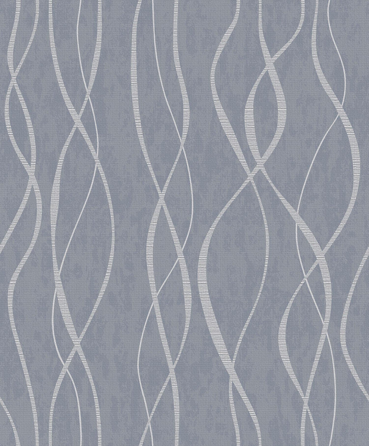 Galerie Glitter Ribbons Silver Grey Wallpaper