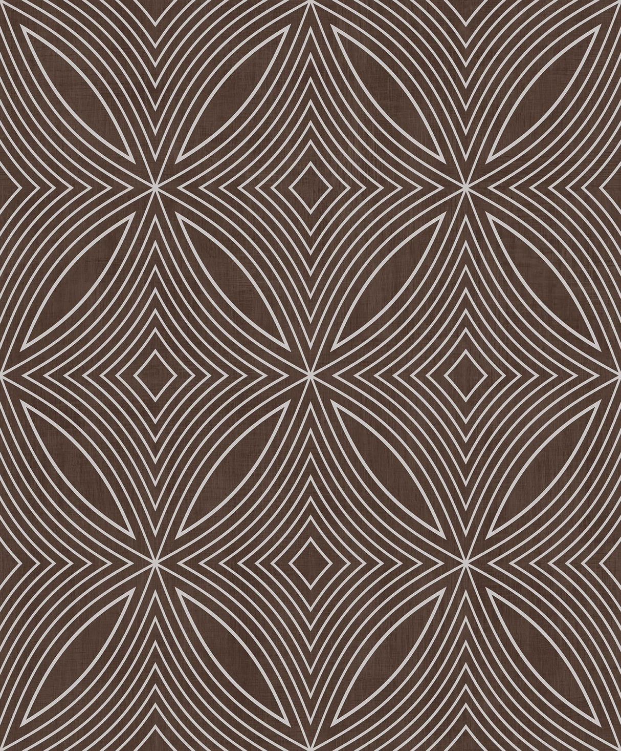 Galerie Metallic Spiral Bronze Brown Wallpaper