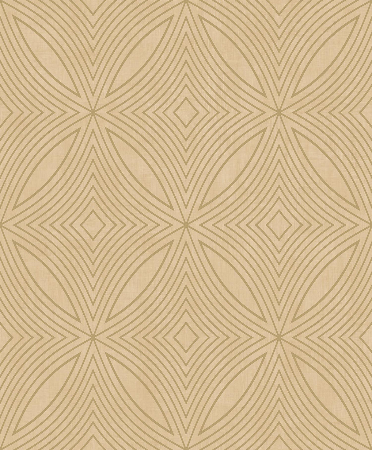 Galerie Metallic Spiral Gold Wallpaper