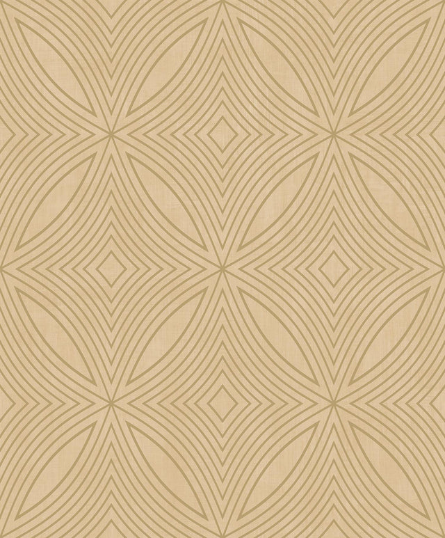 Galerie Metallic Spiral Gold Wallpaper