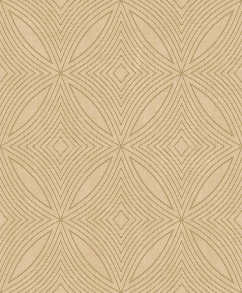 Galerie Metallic Spiral Gold Wallpaper