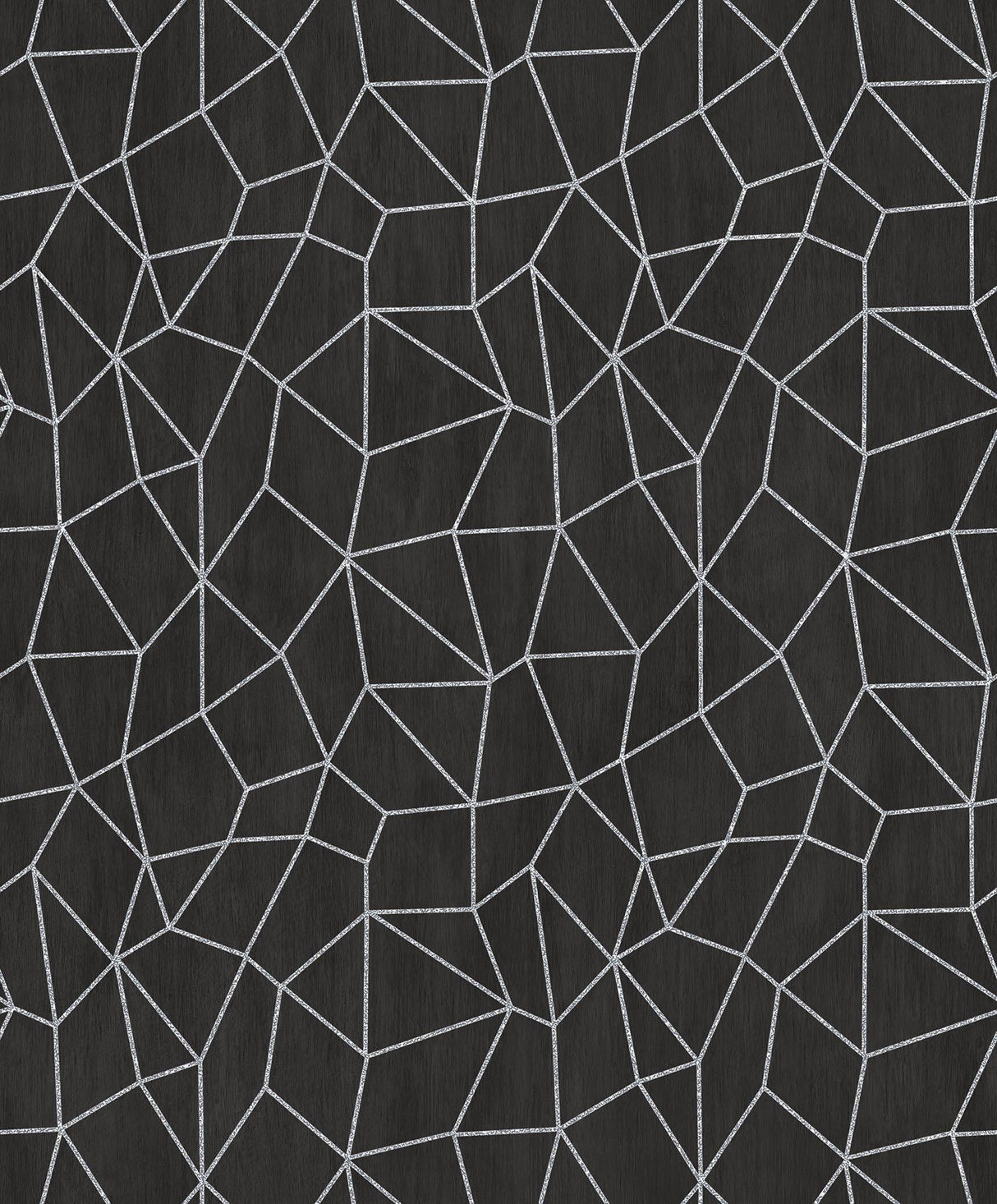 Galerie Glitter Web Black Wallpaper
