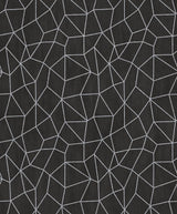 Galerie Glitter Web Black Wallpaper