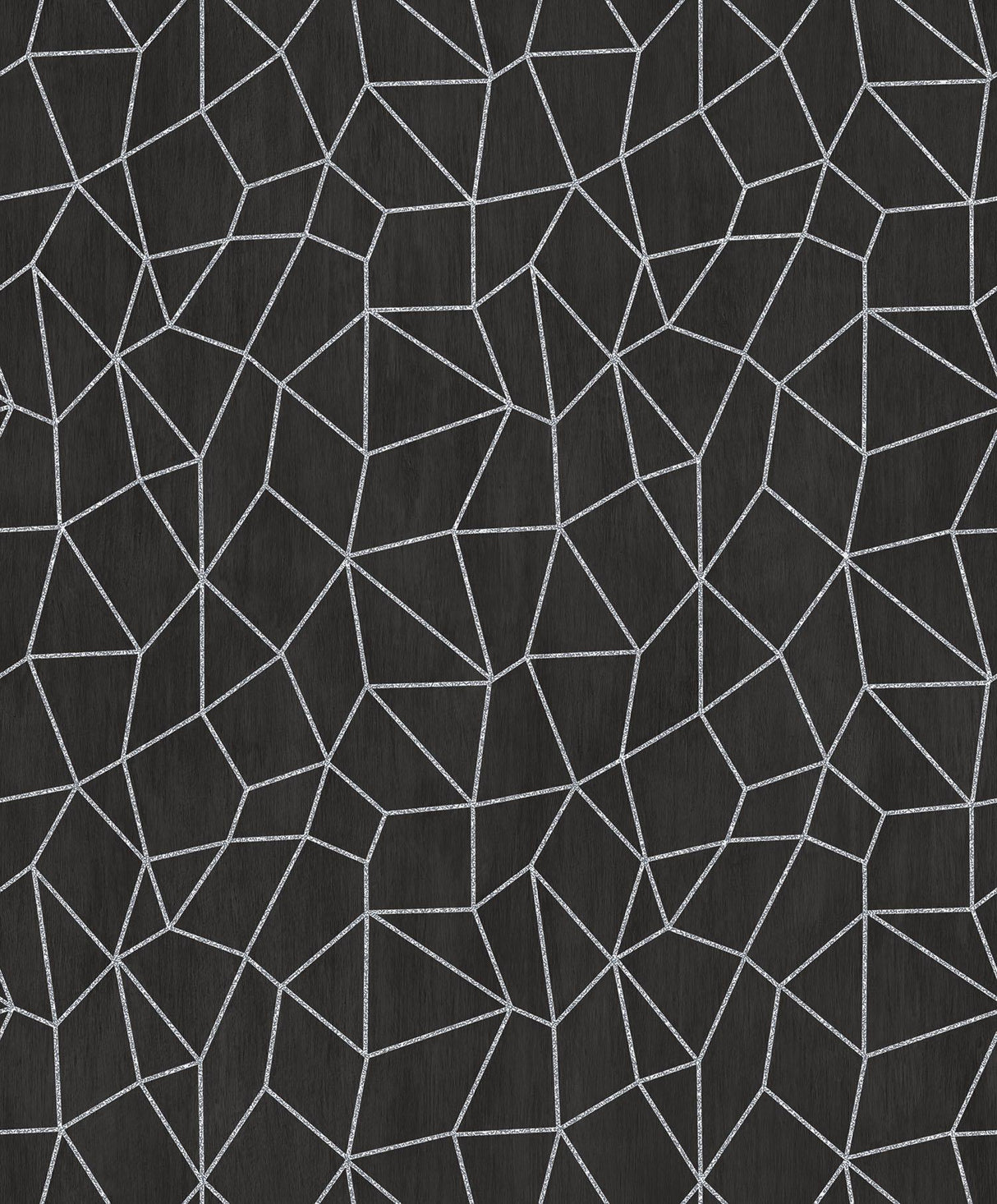 Galerie Glitter Web Black Wallpaper