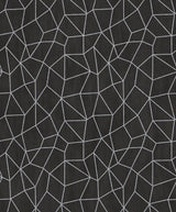 Galerie Glitter Web Black Wallpaper