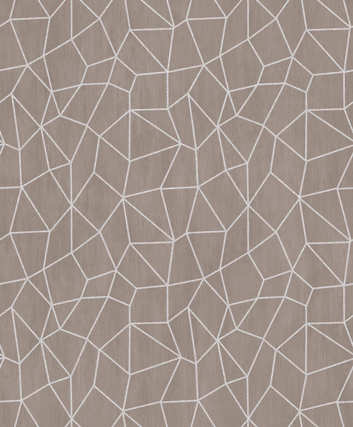 Galerie Glitter Web Silver Grey Wallpaper