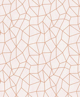 Galerie Glitter Web Orange Wallpaper