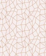 Galerie Glitter Web Orange Wallpaper