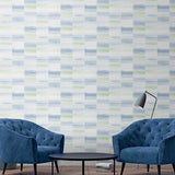 Galerie Glitter Block Blue Wallpaper