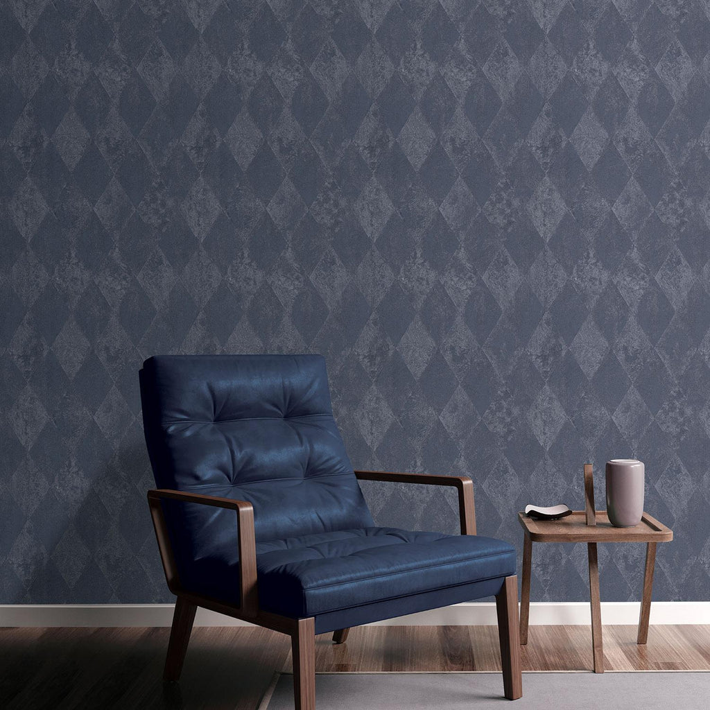 Galerie Harlequin Texture Blue Wallpaper