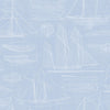 Galerie Nautical Blueprint Blue Wallpaper