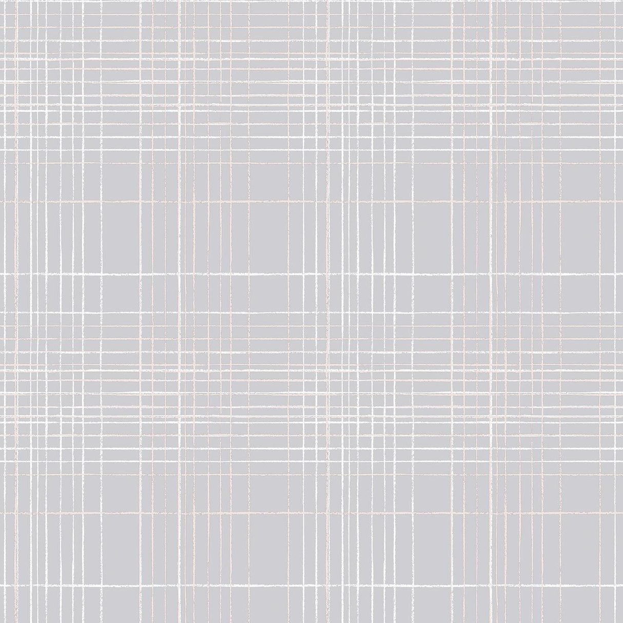 Galerie Nautical Sea Plaid Silver Grey Wallpaper