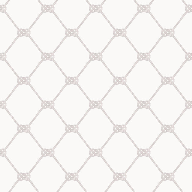 Galerie Nautical Rope Silver Grey Wallpaper