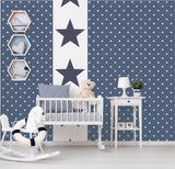 Galerie Deauville Star Blue Wallpaper