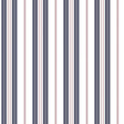 Galerie Two Colour Stripe Blue Wallpaper