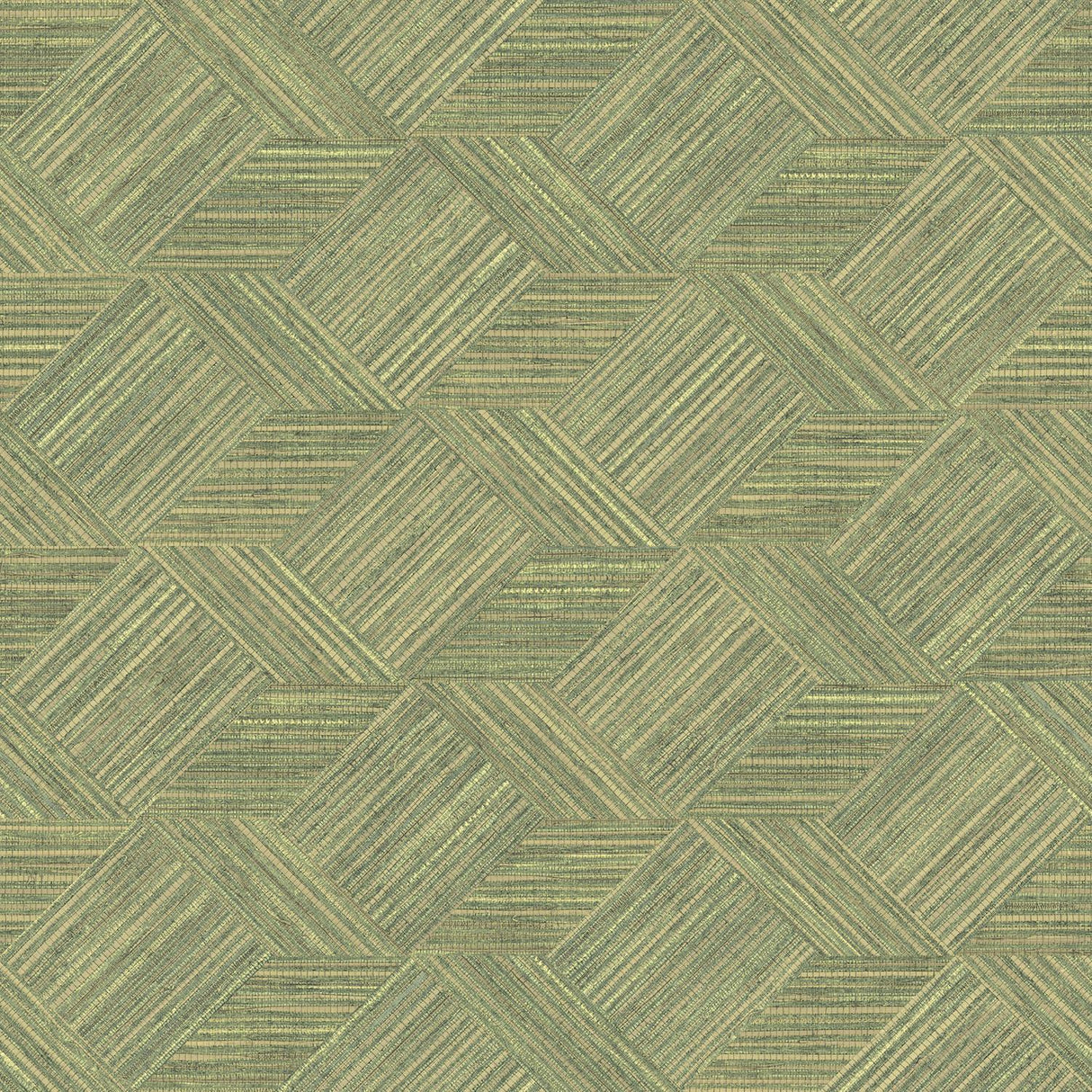 Galerie Grassy Tile Green Wallpaper