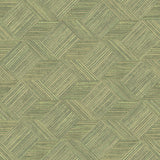 Galerie Grassy Tile Green Wallpaper