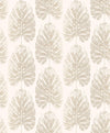 Galerie Leaf Stripe Beige Wallpaper