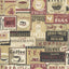 Galerie Enamel Signs Red Wallpaper
