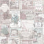 Galerie Perfume Labels Pink Wallpaper