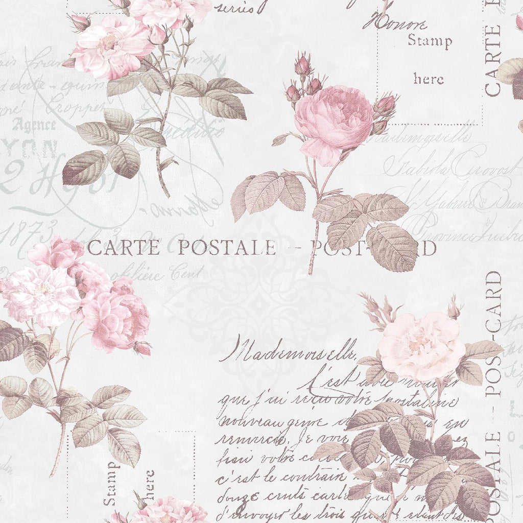Galerie Postale Rose Pink Wallpaper