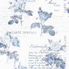 Galerie Postale Rose Blue Wallpaper