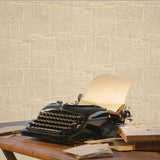 Galerie Family Letters Beige Wallpaper
