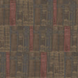Galerie Library Books Bronze Brown Wallpaper