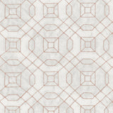 Galerie Metallic Geometric Silver Grey Wallpaper