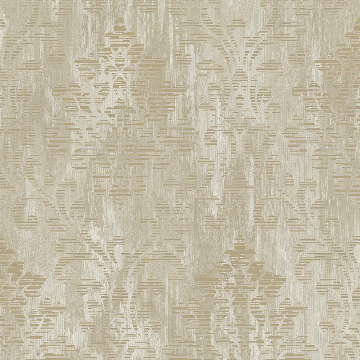 Galerie Modern Metallic Damask Gold Wallpaper
