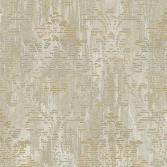 Galerie Modern Metallic Damask Gold Wallpaper