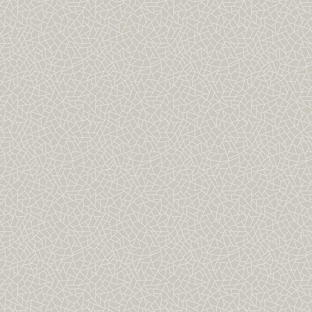 Galerie Crazed Geo Silver Grey Wallpaper