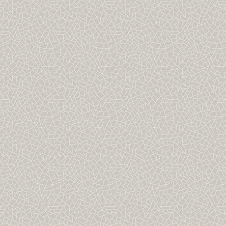 Galerie Crazed Geo Silver Grey Wallpaper