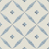 Galerie Leaf Trellis Blue Wallpaper