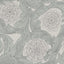 Galerie Big Bloom Silver Grey Wallpaper