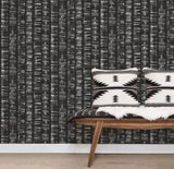 Galerie Aztec Silver Grey Wallpaper
