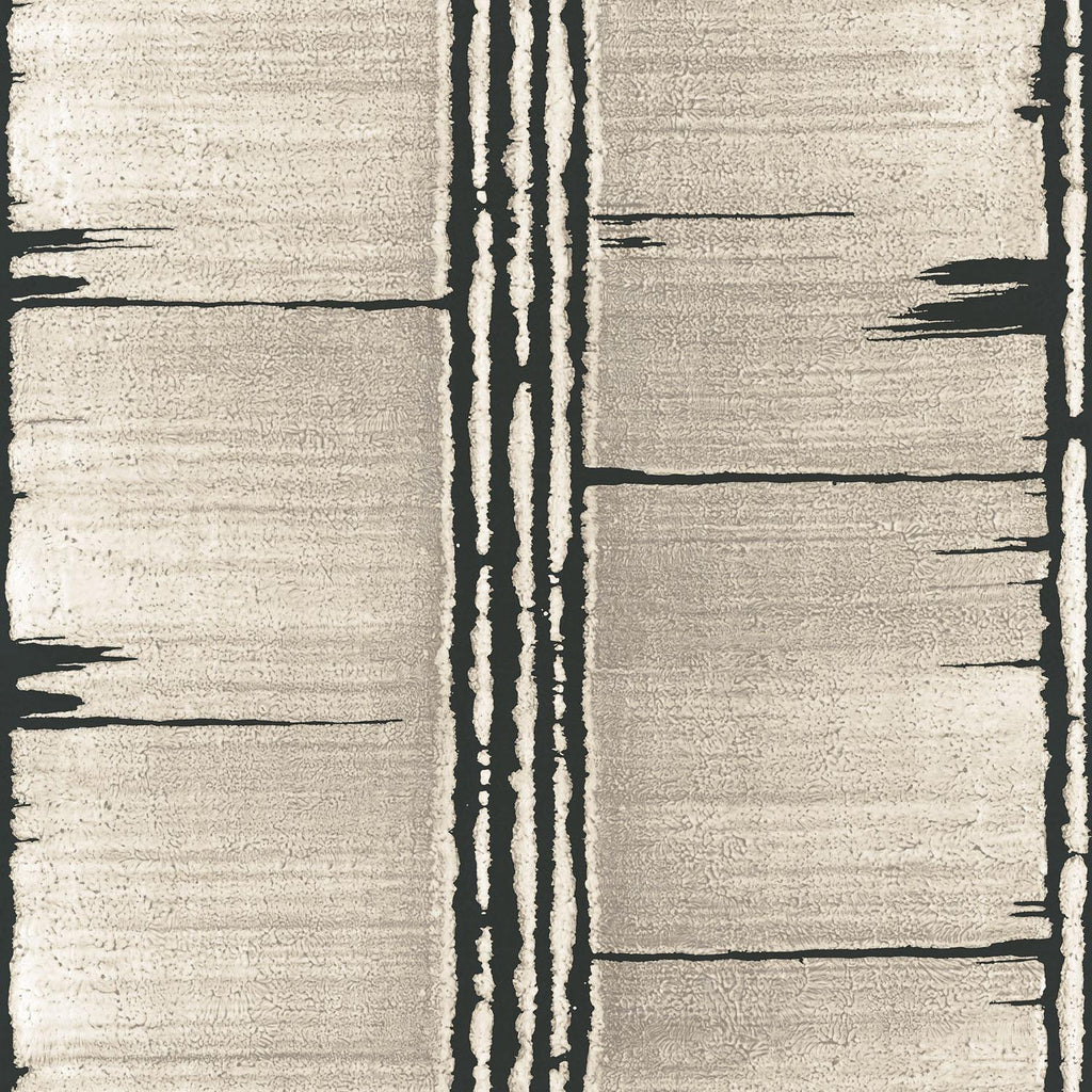 Galerie Bark Stripe Beige Wallpaper
